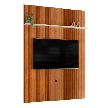 Imagem de Painel Piso-teto New Interlagos Cinamomo Off White Para Tv Até 75 Madetec Cinamomo Off White