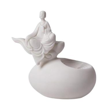 Imagem de WeiLaiKeQi Incense Stick Stick Incense Burner Stand Modern Art Crafts Sculpture Ceramic Desktop Ornament for Reading Office Indoor Desk