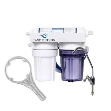 Imagem de Filtro de Água Residencial Duplimax Gabinete 3 Estágios 5" de Altura -