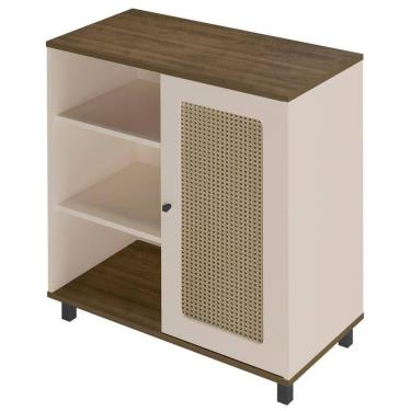 Imagem de Buffet Aparador 1 Porta 80 Cm 4520 Pinho Off White Arly