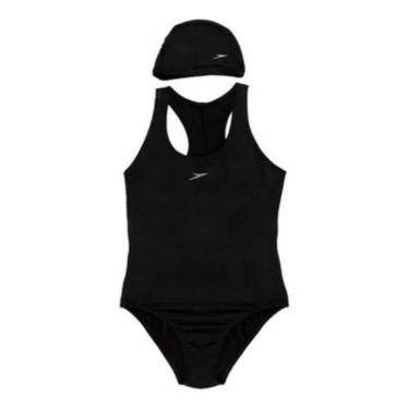 Imagem de Kit De Natação Speedo Infantil Maiô E Touca 029291