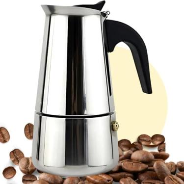 Imagem de Cafeteira Italiana em Aço Inox 6 Xícaras 300ml Design Moderno Premium Café Delicioso (2, 18,5)