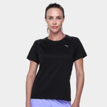 Imagem de Camiseta Puma Run Velocity Feminina, Preto, G