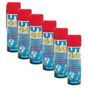 Imagem de 6Un Desengripante de Uso Geral UT-40 Elimina Rangidos 300ml - Nobel do