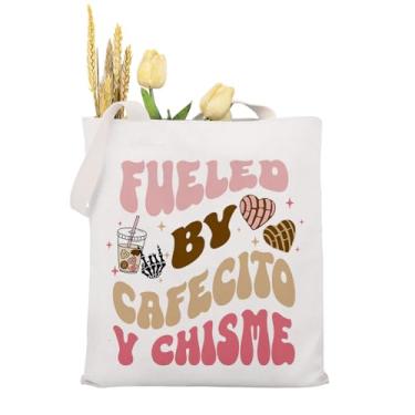 Imagem de MAOFAED Bolsa de mão de lona Pan Dulce Concha Lover Gift Shoulder Bag