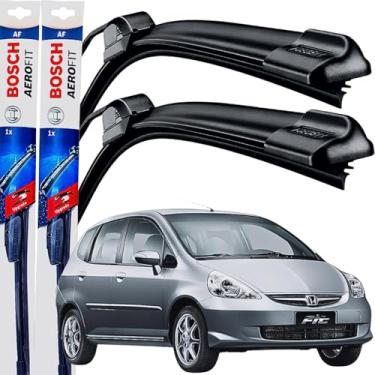 Imagem de Palheta Limpador Parabrisa Bosch Aerofit Par de Palheta Limpadora Dianteiro Original H Fit 2003 á→2008