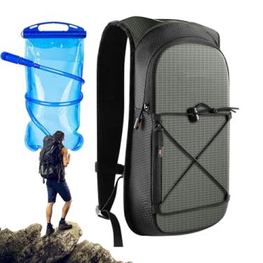Imagem de Mochila de hidratação, mochila de água - Bolsa de hidratação de grande capacidade à prova d'água com bexiga de água 7L | Equipamento de escalada de acampamento leve, bolsa de transportador de garrafa,