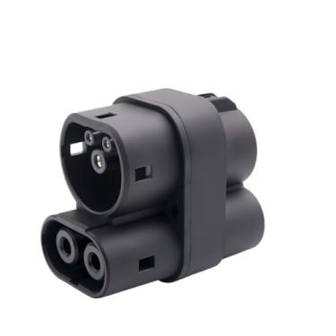 Imagem de Adaptador de carregamento EV 250A CCS1 para CCS2 EV CCS1 para CCS2 Carregador de veículo elétrico DC rápido