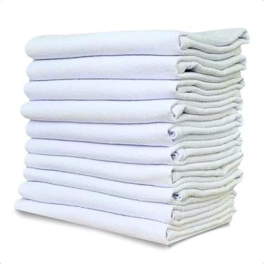 Imagem de Kit 15 Panos Prato Branco Liso Santa Margarida SM08