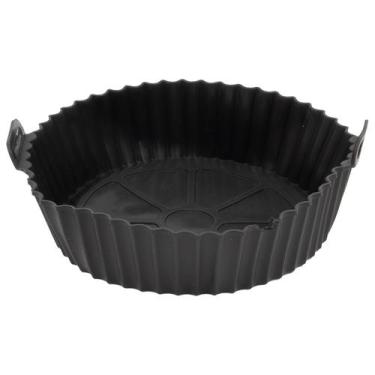 Imagem de Forma Air Fryer Silicone Antiaderente Reutilizável Para Fritadeira Mic