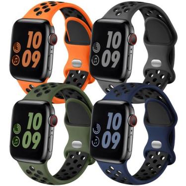 Imagem de Pulseira de relógio Adorve compatível com Apple Watch 38-49 mm, pacote