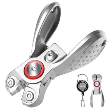 Imagem de AlpCraft Cortador De Linha De Pesca Portátil Mini Removedor De Linha Trançada De Aço Inoxidável Tesoura Alicate De Corte Ferramenta Rápida Para Amarrar Nós De Pesca Com Mosca Acessórios Com Retrator