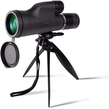 Imagem de MINJING Binóculos de alta potência, zoom HD 10-30X50 monóculo poderoso prisma multirevestido telescópio à prova d'água para uso interno/externo