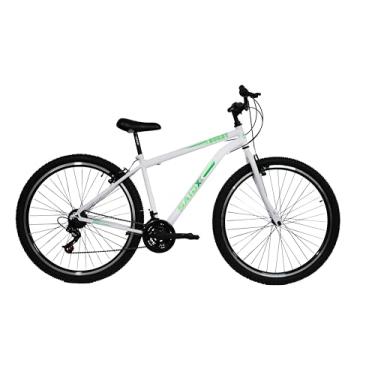 Imagem de Bicicleta Aro 29 Saidx 21 Velocidades Aço Carbono Freio V-Brake Garfo Rígido Aro Aero (Branco)