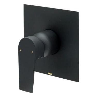 Imagem de Acabamento Para Base Monocomando Deca 3/4" Bold 520 Bk370 Preto Fosco Fani Metais