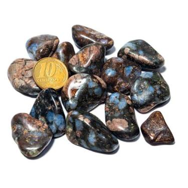 Imagem de 100g Riolita Rolado Pedra Vulcanica P 10 a 20mm Tipo B - CristaisdeCur