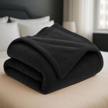 Imagem de Cobertor Manta Casal Microfibra Ultra Macia 2,00x1,80m Coberta Antialé