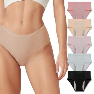 Imagem de Everdries Roupa íntima lavável e reutilizável para incontinência para mulheres acima de 60 anos – Calcinhas à prova de vazamento, discretas, absorventes e laváveis na máquina (hipster, P, pacote com