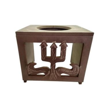 Imagem de Apoio/Suporte De Atabaque Desenho De Tridente/Exú - Oferta