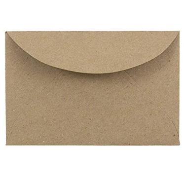 Imagem de JAM PAPER 3Drug Mini Envelopes - 58,7 x 92,1 mm (2 5/40.6 cm x 3 5/20.3 cm) - Saco de papel Kraft marrom - Pacote com 50