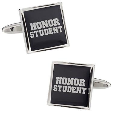 Imagem de Abotoaduras para estudantes com caixa de apresentação Cuff-Daddy Honor