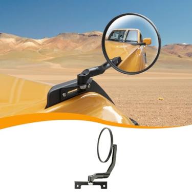 Imagem de Hoolcar Espelho retrovisor de placa de areia do capô do motor compatível com Ford Bronco 2021-2023, acessórios externos