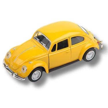 Imagem de Mini Fusca Colecionável de Metal com Fricção e Portas que Abrem Várias
