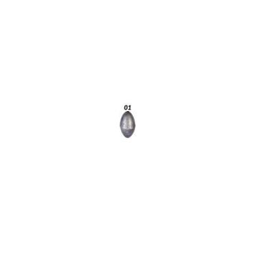 Imagem de Chumbo oliva para pesca - BellaPesca, N° 01, 1 unidade