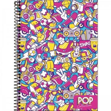 Imagem de Caderno Universitário 20mat Pop Collection 400 Folhas Foroni