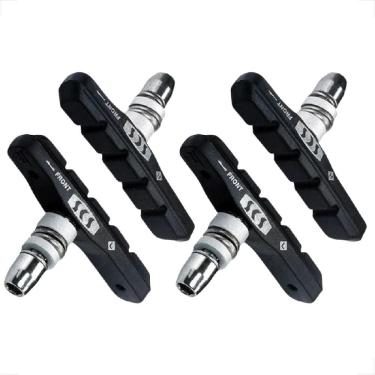 Imagem de 2 Pares de Sapata Borracha Borrachinha de Freio SCS V-Brake Orbital 70mm Bicicleta Bike MTB