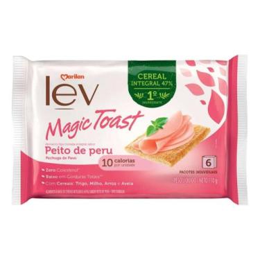 Imagem de Kit c/ 3 Torrada Lev Magic Toast Peito De Peru Marilan 110g