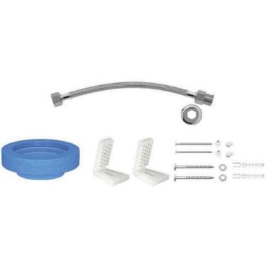 Imagem de Kit instalação para bacia com caixa deca fix.lat-cr 1201.c.kit.pcd - d