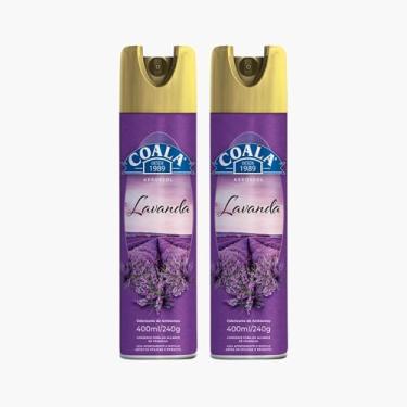Imagem de Kit 2x Odorizante de Ambiente Aerossol Coala Lavanda 400ml – Cheirinho Relaxante e Floral, Atmosfera de Bem-Estar