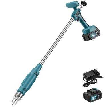 Imagem de TREXEEN Removedores manuais elétricos sem fio, ferramenta de jardinagem manual para remoção de ervas daninhas