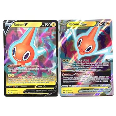 Imagem de Rotom V & VSTAR - 046/159 - Crown Zenith - Pokemon Ultra Rare Card Lot