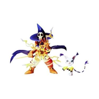 Imagem de 17cm Digimon Adventure Anime Action Figure Wizarmo Tailmon Ornamento M