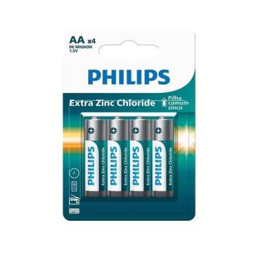 Imagem de Pilha Zinco Philips Aa R03L4B/59 4 Und