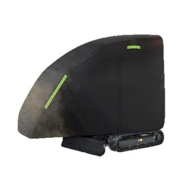 Imagem de Mini Tampa Escavadeira, 420d Oxford Fabric Pofroof Snow Protection Cobertador Com Porta de Zíper, Pequena Escavadeira de Escavadeira Completa Capa Ao Ar Livre para Mini