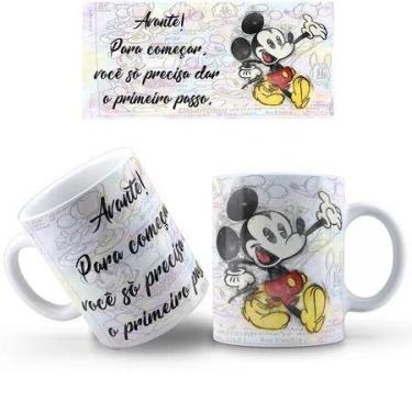 Imagem de Caneca Mickey e Minnie COM SEU NOME de Porcelana - loja dinka
