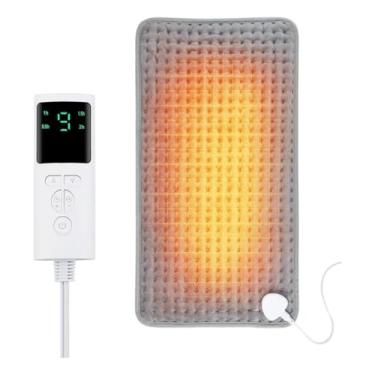 Imagem de Almofada Térmica Elétrica com Controle Digital, 9 Níveis de Temperatura Com Aquecimento Rápido Para o Corpo, 220V