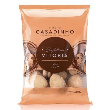 Imagem de Biscoito Vitoria Casadinho Recheado Com Goiabada 120g