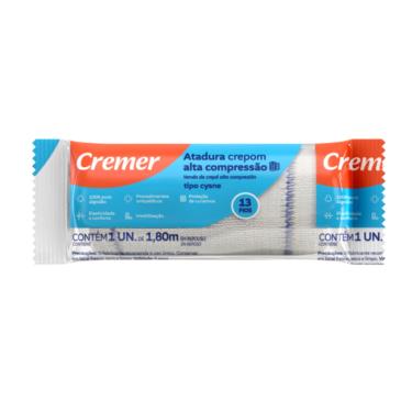 Imagem de Atadura De Crepom Creme Cysne 1 Unidade De 8cm
