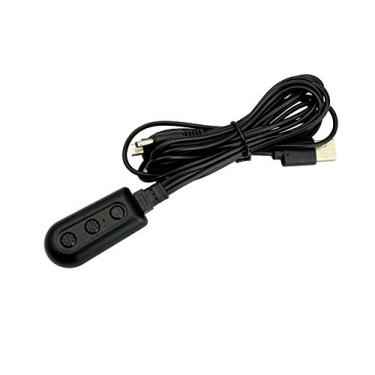 Imagem de Andonstar Acessórios de filtro UV de microscópio digital e capa de lente, controle remoto infravermelho, cabo USB, cabo de interruptor (cabo de interruptor com regulador)