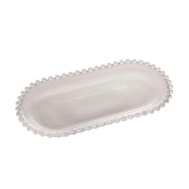 Imagem de WOLFF - Travessa Oval de Cristal 24cm x 12cm x 2cm - Linha Pearl