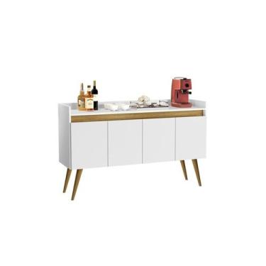 Imagem de Aparador Sala De Estar Hall De Entrada Buffet Cantinho Café Karina 4 P