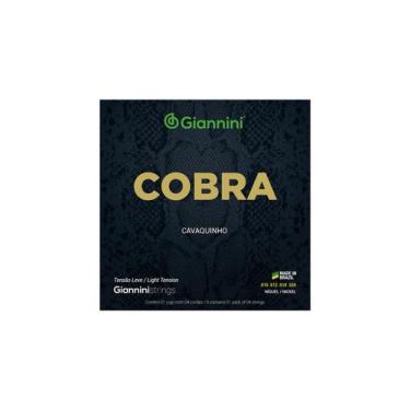 Imagem de Encordoamento Para Cavaquinho Aço Tensão Leve Série Cobra Gescl - GIAN