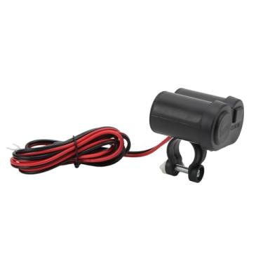 Imagem de Acouto Telefone do Guidão Motocicleta Com Interruptor On-off, Soquete de Cigarro, USB único para Dispositivos Eletrônicos de Carregamento Rápido