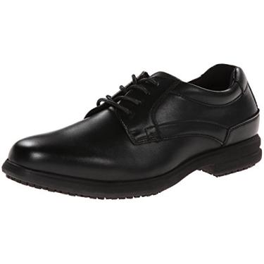 Imagem de Nunn Bush sapato de trabalho masculino Sherman antiderrapante Oxford, Preto, 10 Wide