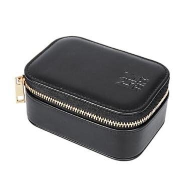 Imagem de Capa TRI Xuanwu IEM, capa de fone de ouvido com zíper de poliuretano, bolsa de viagem grande de armazenamento com bolso de malha adequada para KZ ZS10 Pro, monitor de ouvido, fones de ouvido, fones de