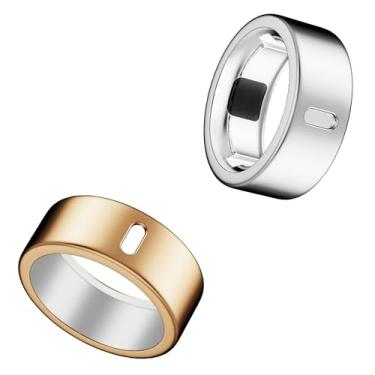 Imagem de Capa compatível com Oura Ring Gen 4/Gen 3 Horizon/Gen 3 Heritage, (não compatível com Oura Ring 4-Ceramic), carrega diretamente, protetor de dedo de TPU resistente para treino feminino masculino